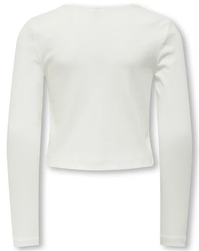 Kids Only - KOGNessa Life Tie Cardigan - Cloud Dancer